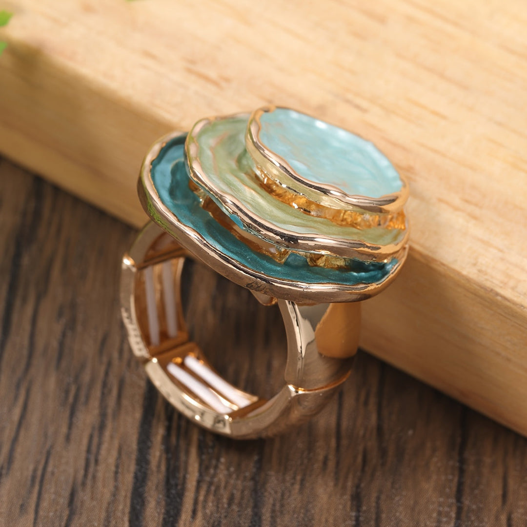 Boho Trostruki Email Ring