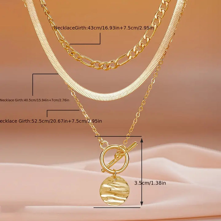 Serija Ogrlica Safira sa Ukrasima | Zlato