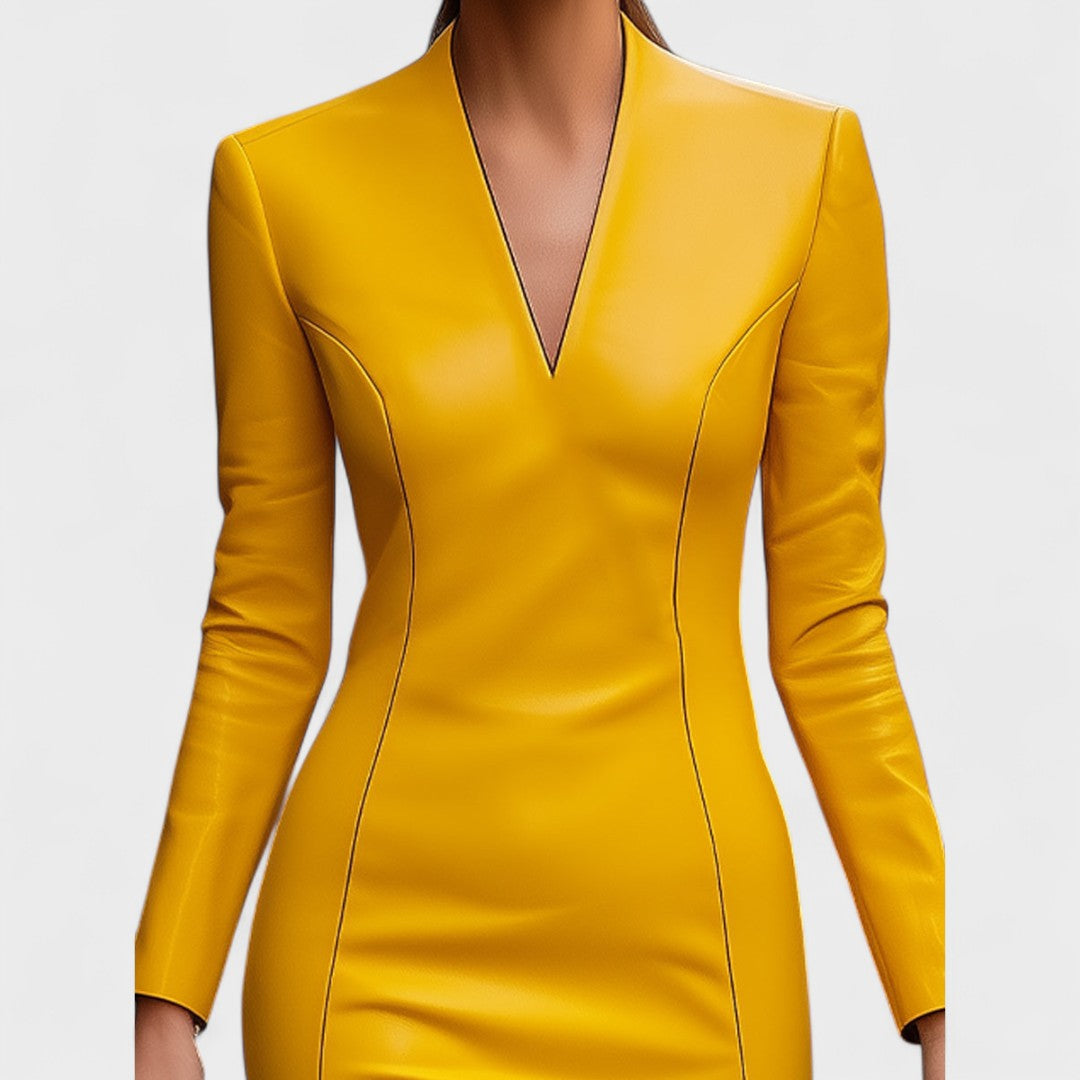 Lada - Uska haljina od umjetne kože