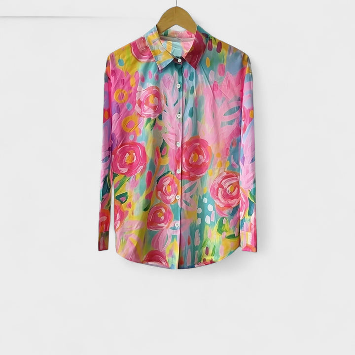 Antonija - Bluza s Šarenim Uzorkom