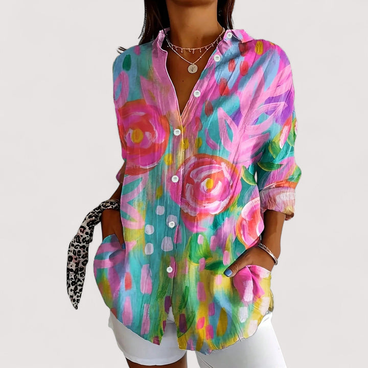 Anka – Lepršava bluza u šarenim tonovima