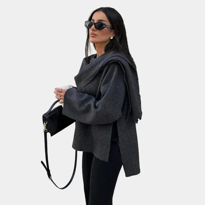 Elena - Elegantni puhasti kaput