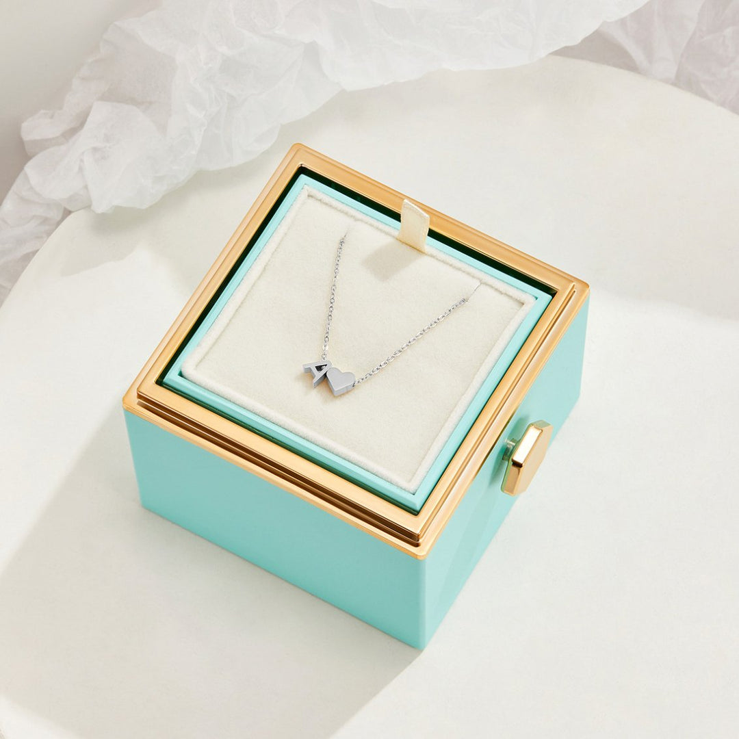 Večna ljubav & srebrna ogrlica sa pismom