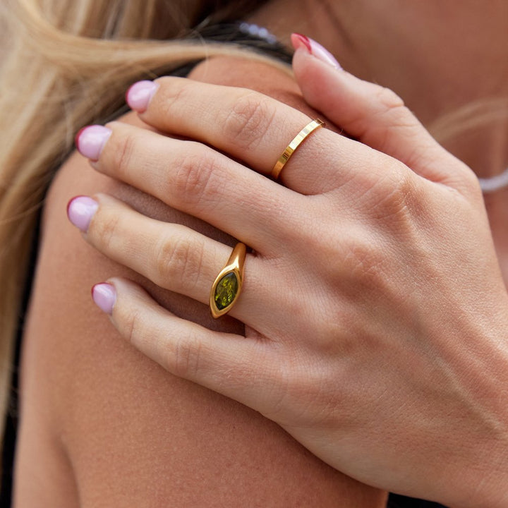 Zeleni Arizona Kristalni Prsten