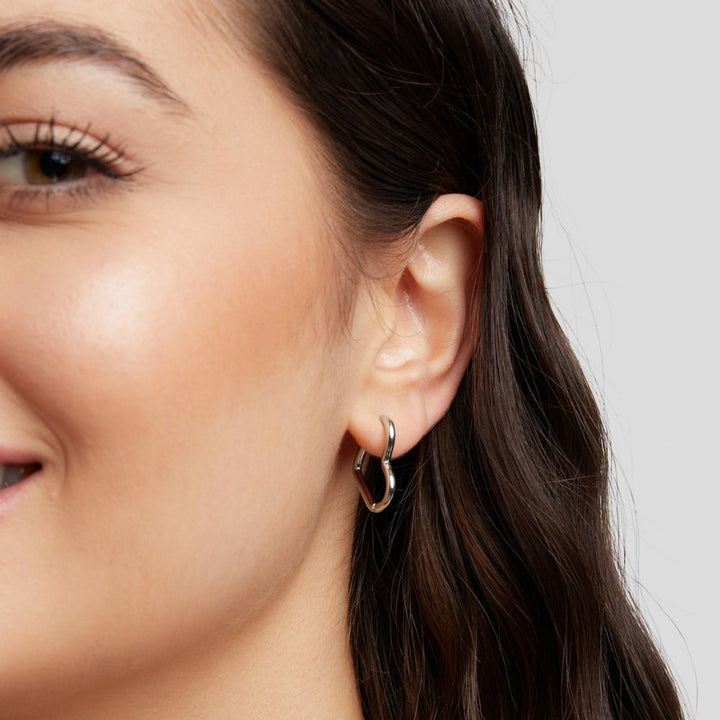 Ušice u obliku srca od srebra