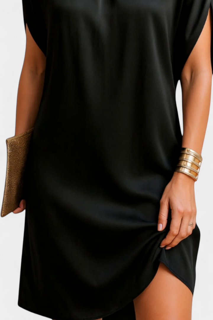 Ena Midi Haljina Bez Vremenskog Okvira s Okruglim Izrezom