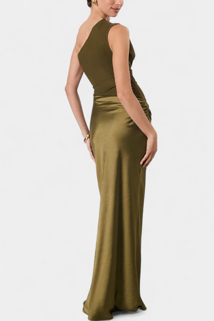 Nika Duga Haljina za Party s Asimetričnim Izrezom