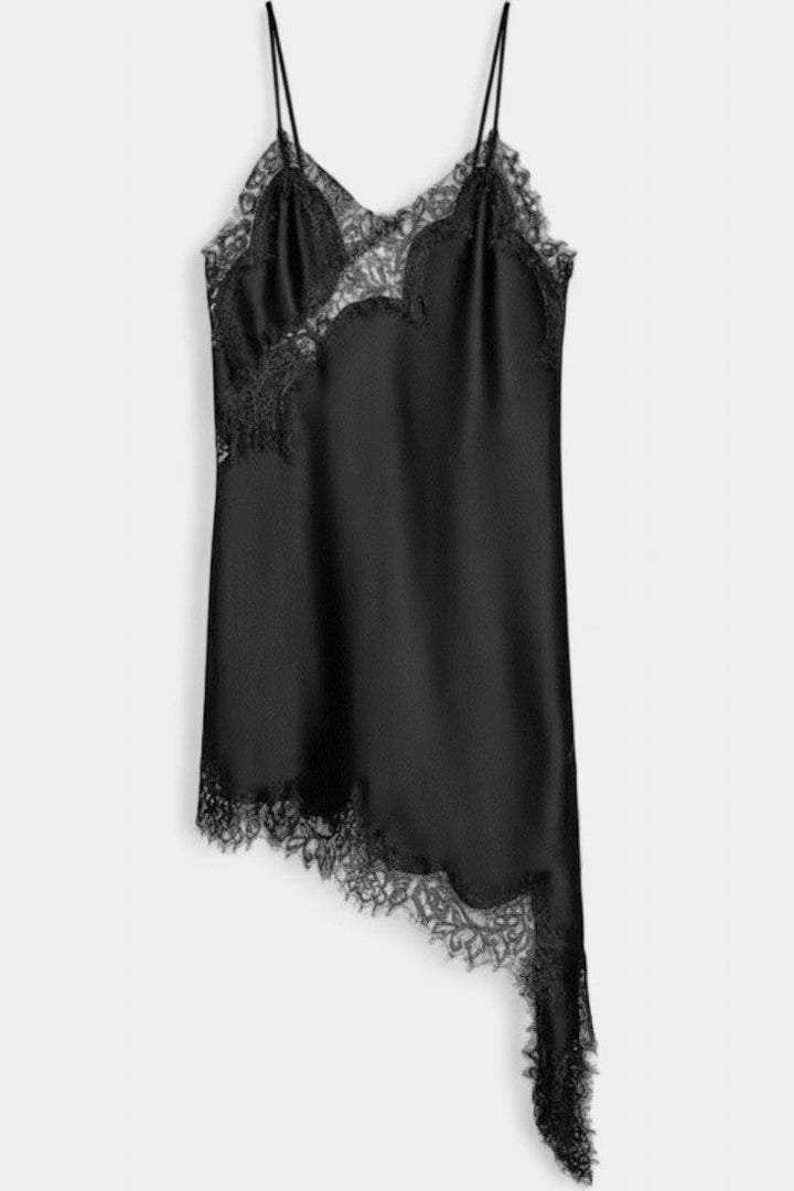 Katarina Mini Haljina s Naramenicama i Čipkom