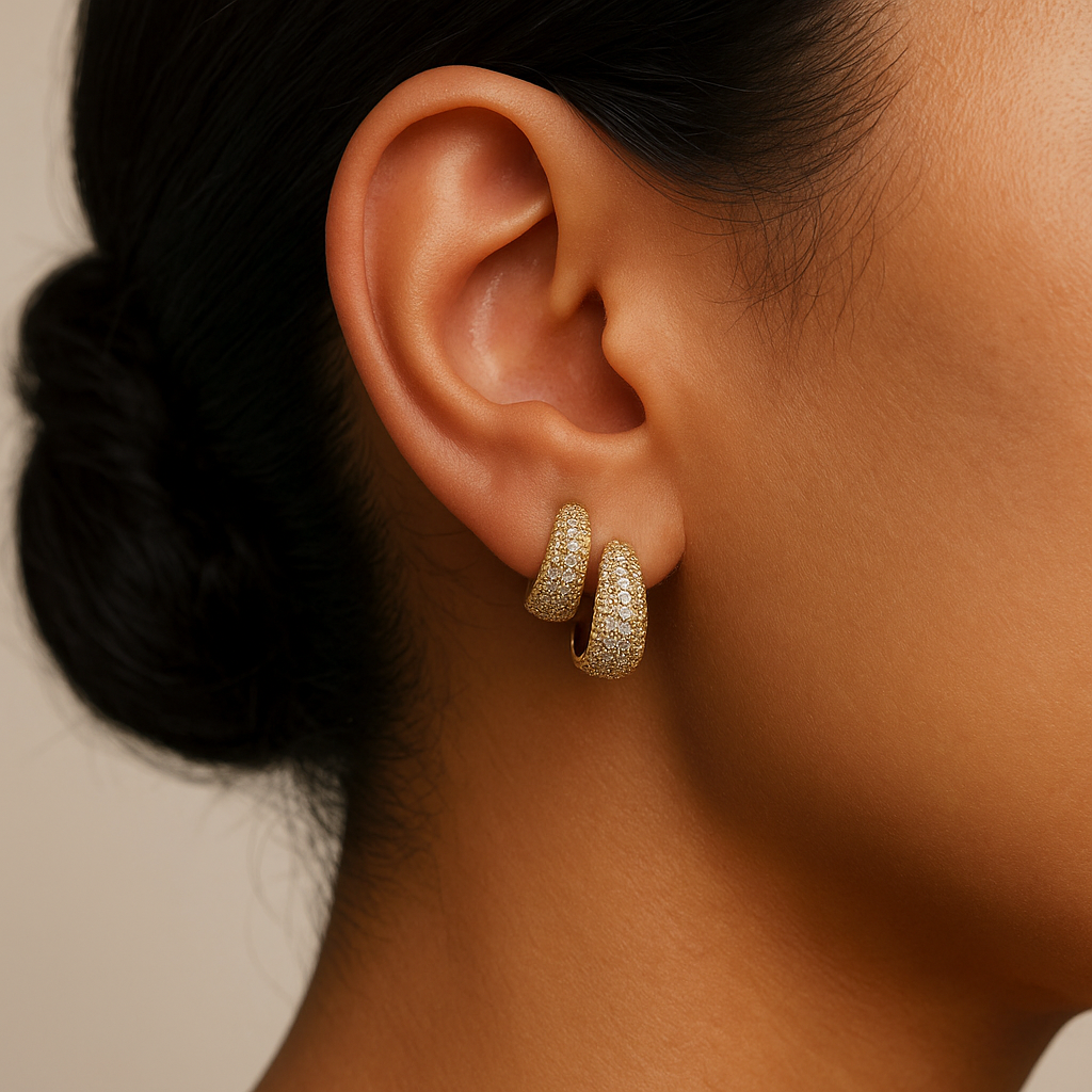 Mini Jules Naušnice | Zlato